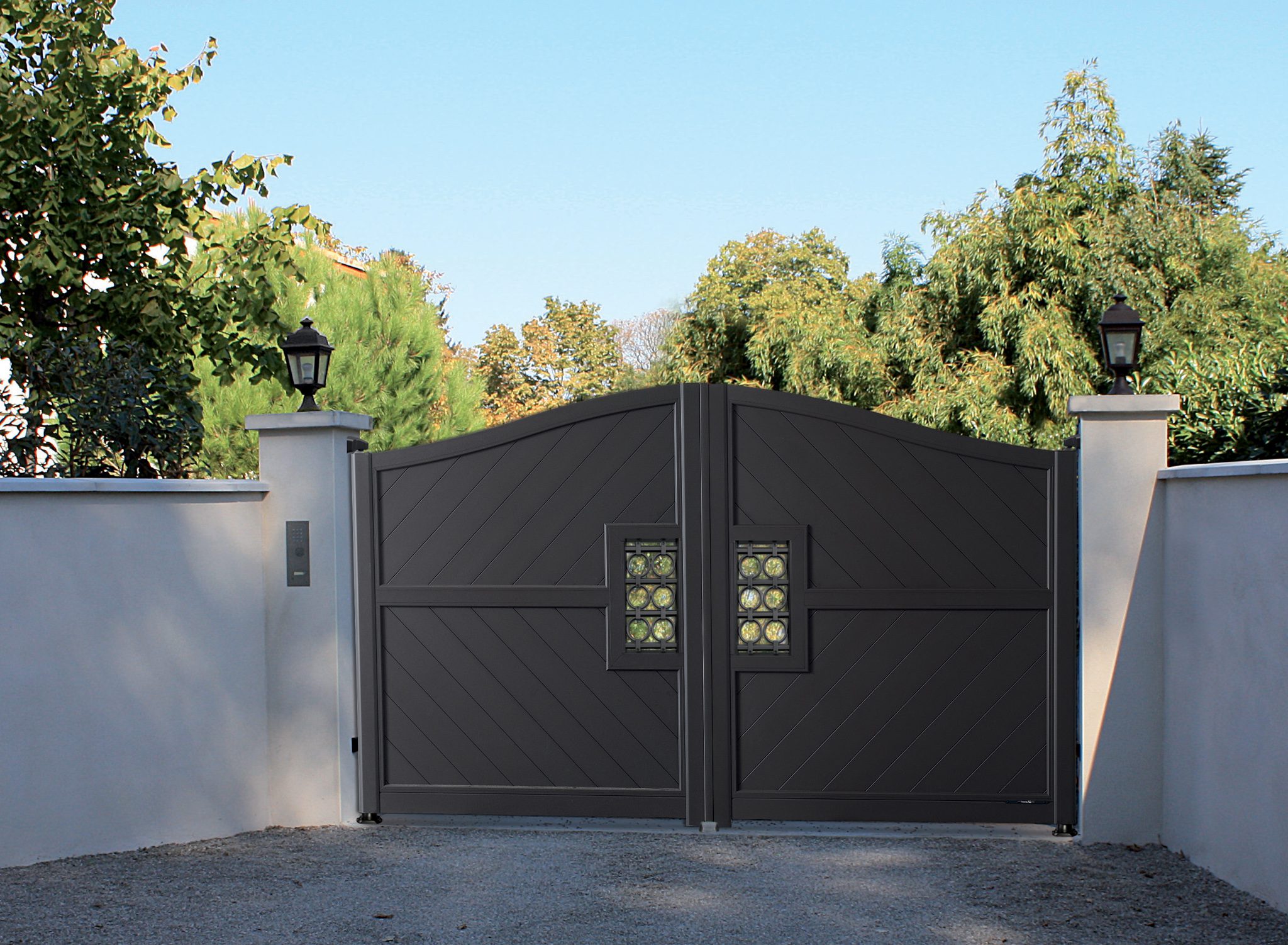 Driveway gates aluminium