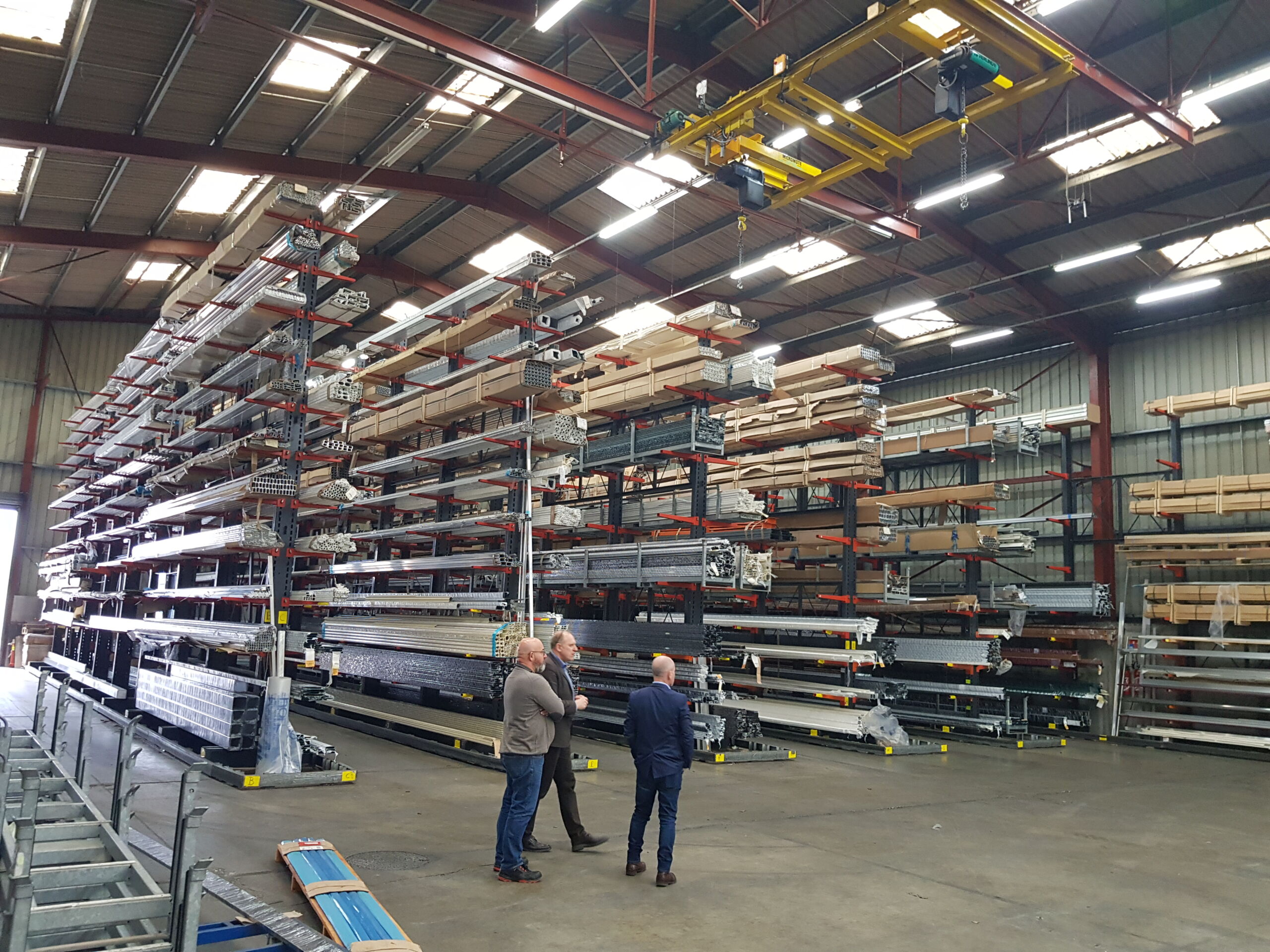 ALUMINIUM WAREHOUSE STORAGE FACILITY ALUMINIUM GATES ALUMINIUM PROFILES