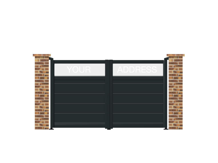 LazerGlass - Flat-top Full Boarded - Wide Horizontal Boards