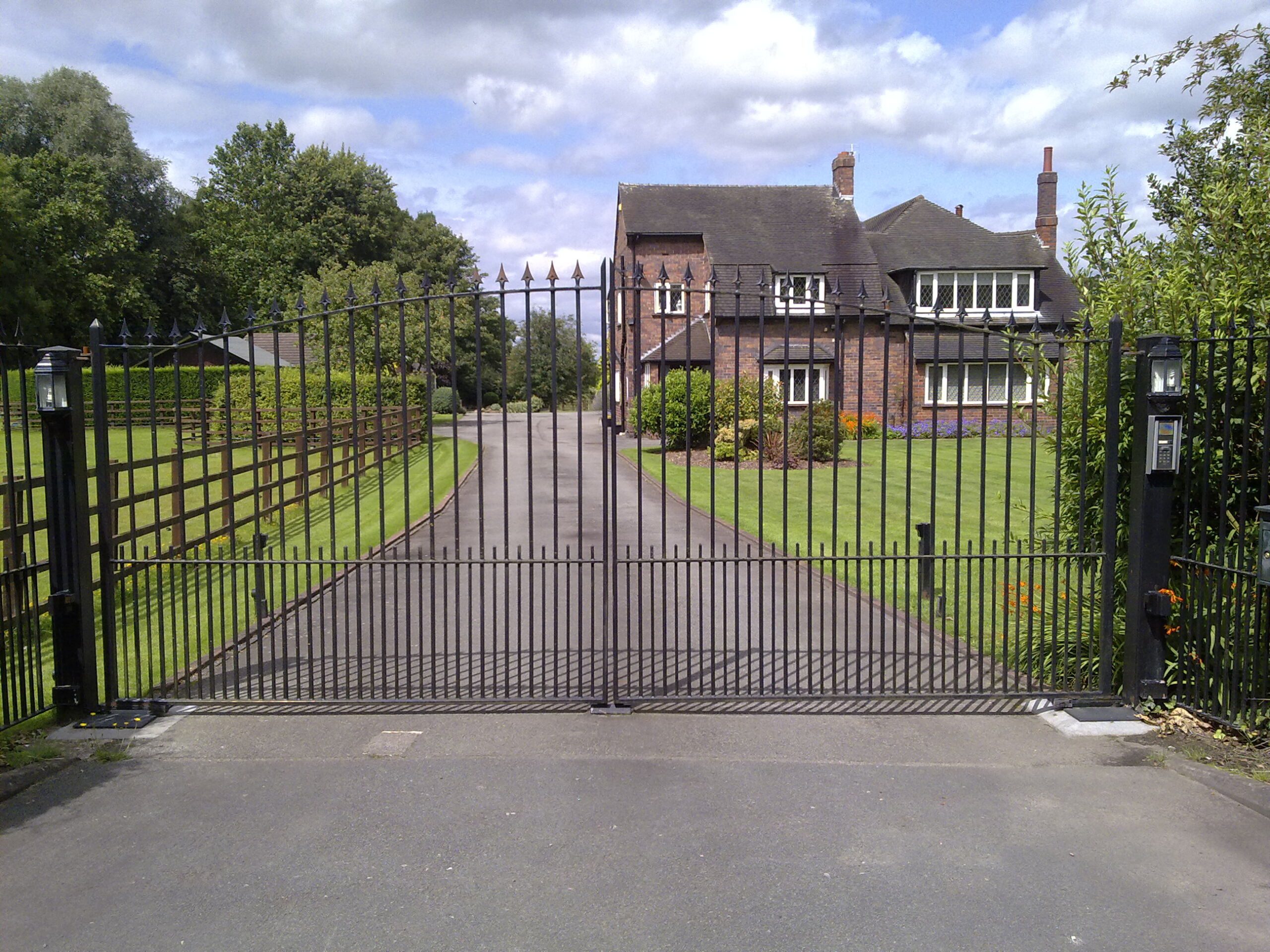 What are the best driveway gates? wrought iron example