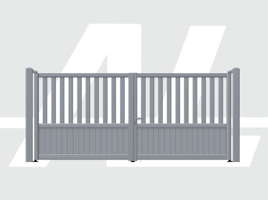 Model Highlight Seram Aluminium Swing Gates