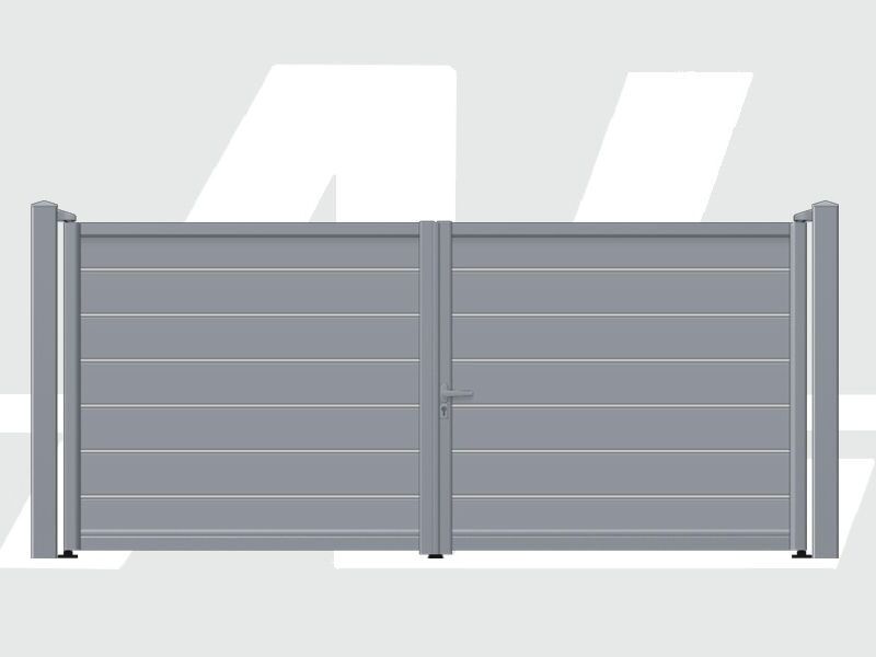 Manual Aluminium Swing Driveway Gates