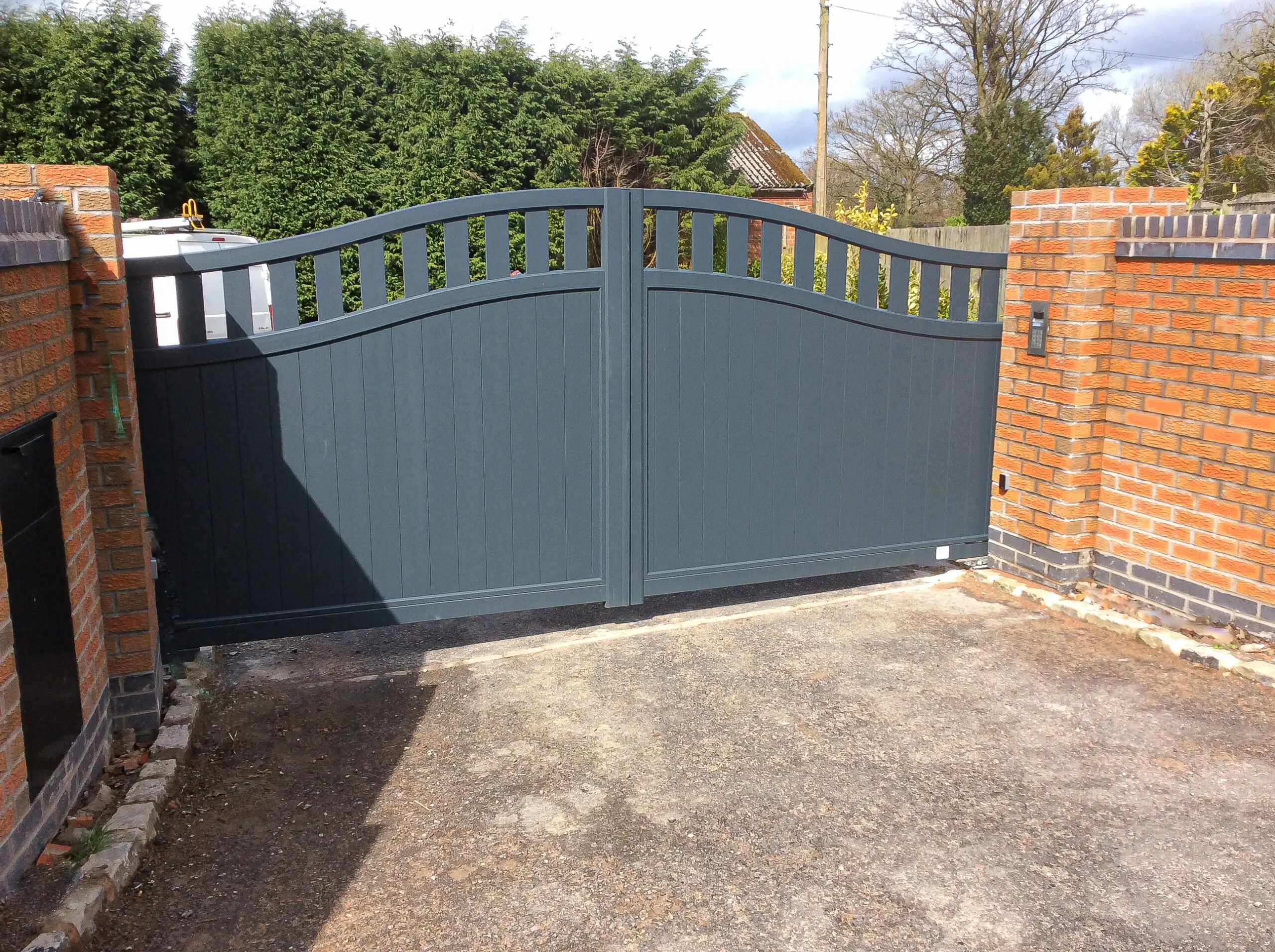 gate gates grey colour